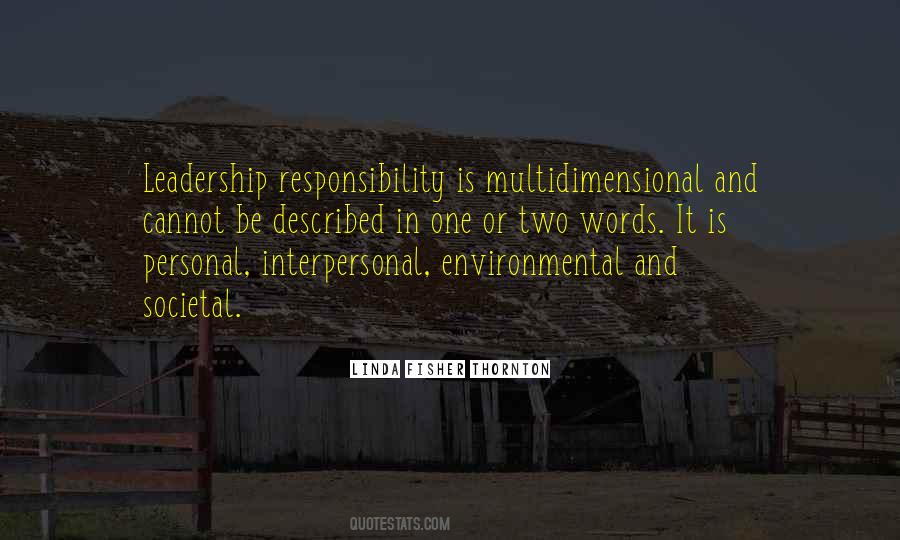 Linda Fisher Thornton Quotes #2731