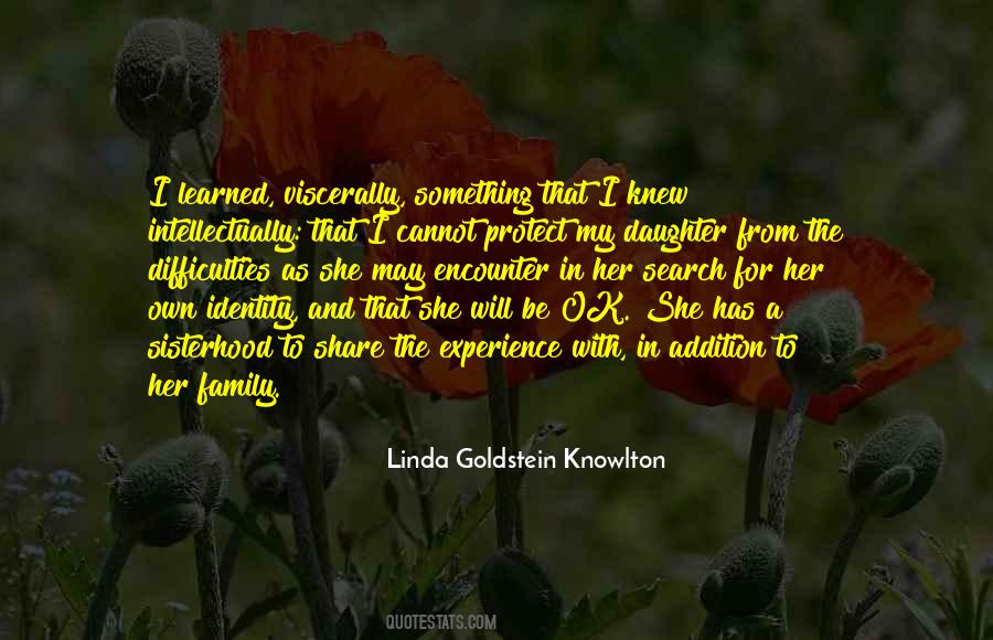 Linda Goldstein Knowlton Quotes #1384064