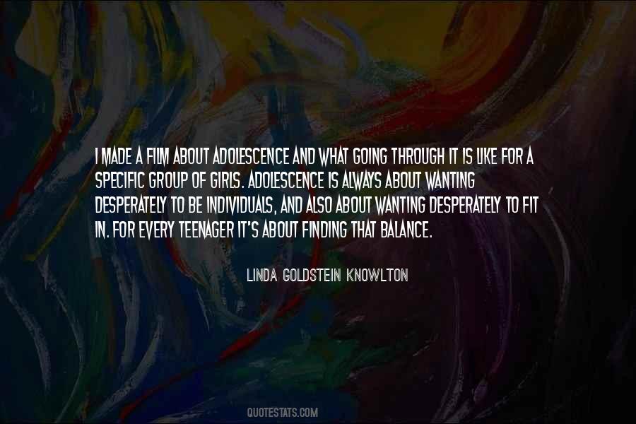 Linda Goldstein Knowlton Quotes #1562477