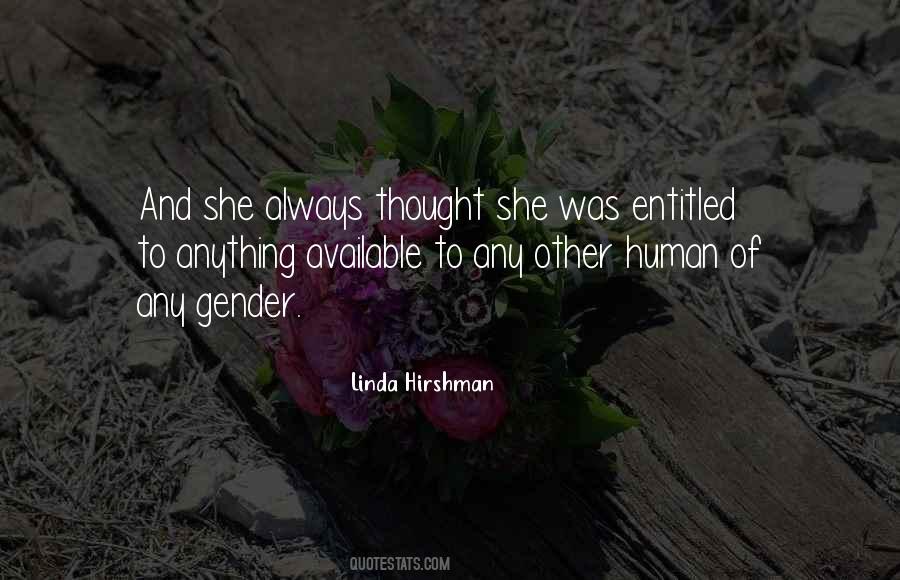 Linda Hirshman Quotes #185056