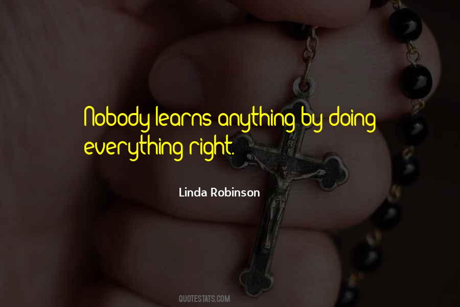 Linda Robinson Quotes #16440