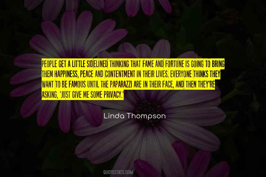 Linda Thompson Quotes #124703