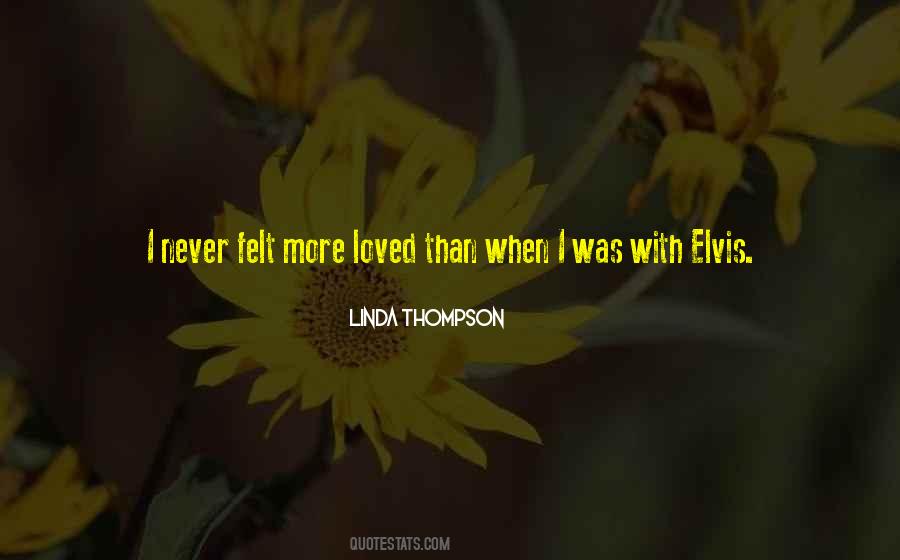Linda Thompson Quotes #620673