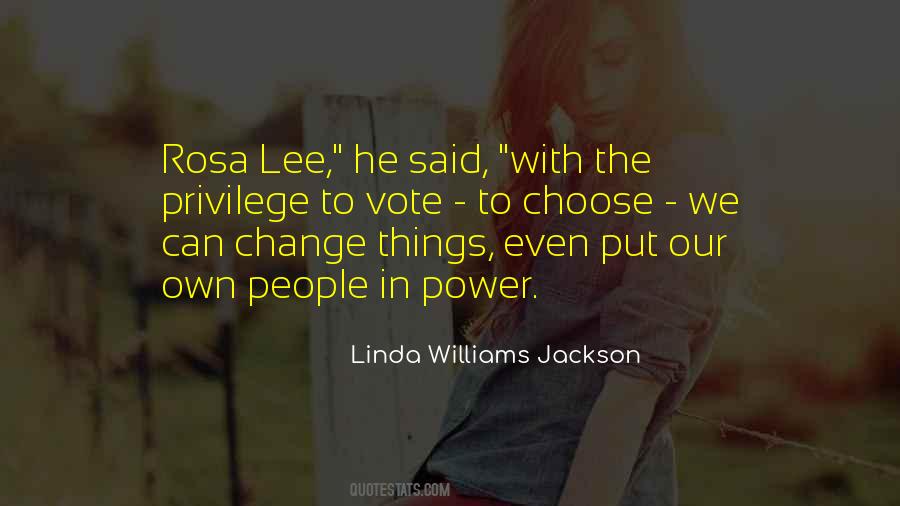 Linda Williams Jackson Quotes #147359