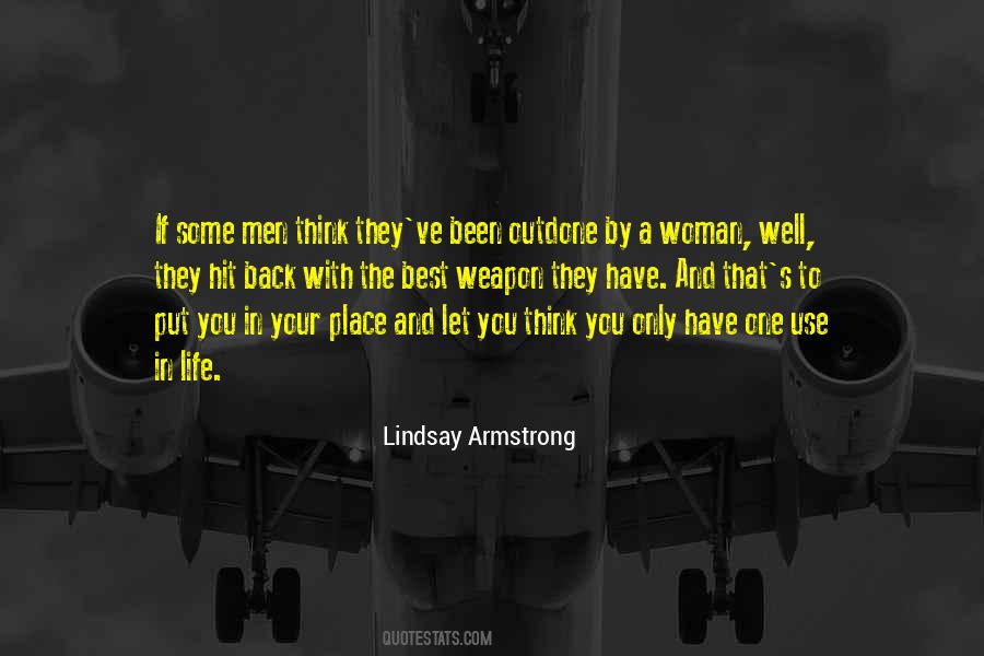 Lindsay Armstrong Quotes #1579651