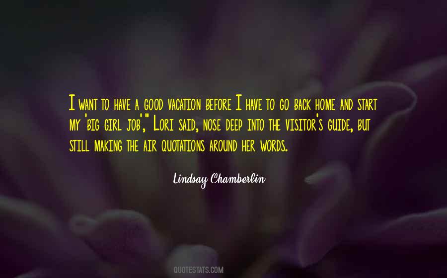 Lindsay Chamberlin Quotes #1087341