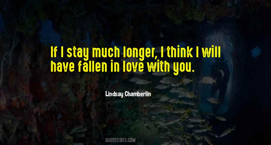 Lindsay Chamberlin Quotes #1348687