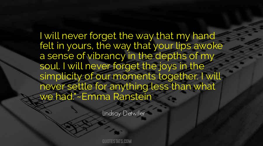 Lindsay Detwiler Quotes #1516195