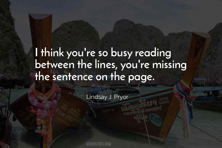 Lindsay J. Pryor Quotes #457323
