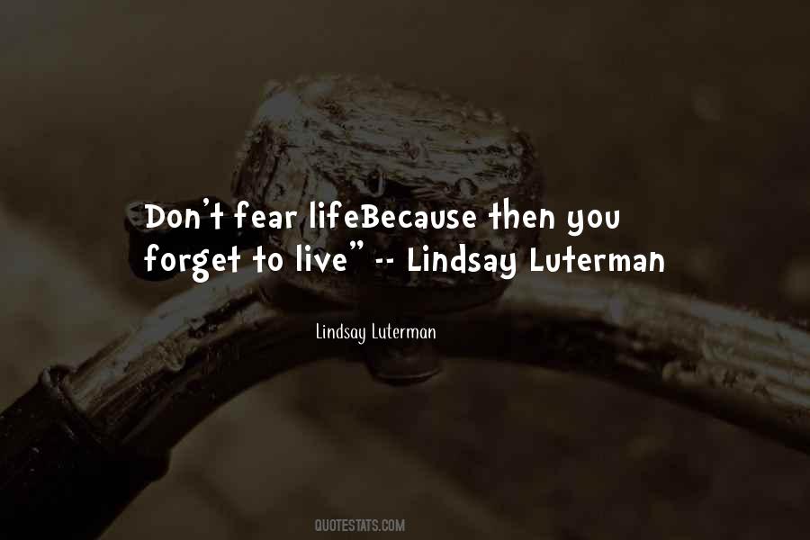 Lindsay Luterman Quotes #1649137