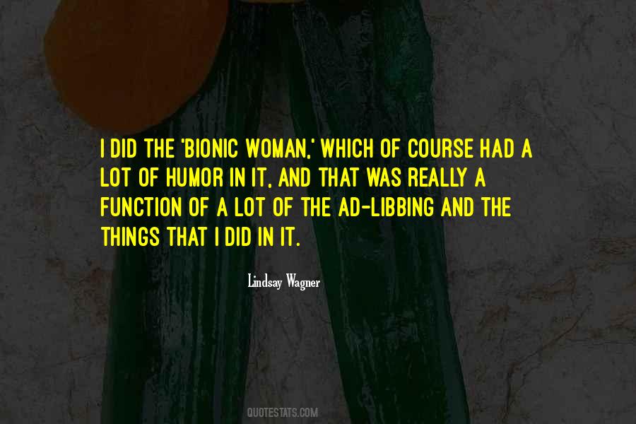 Lindsay Wagner Quotes #1581381