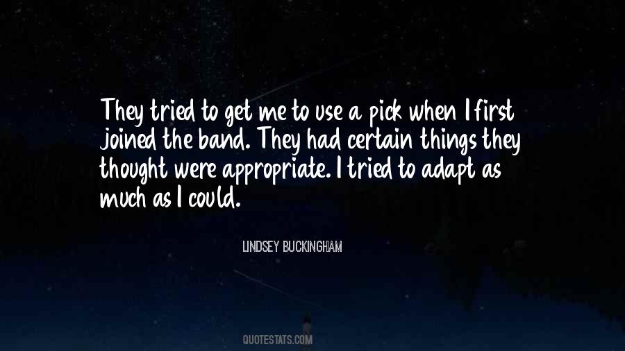 Lindsey Buckingham Quotes #672603