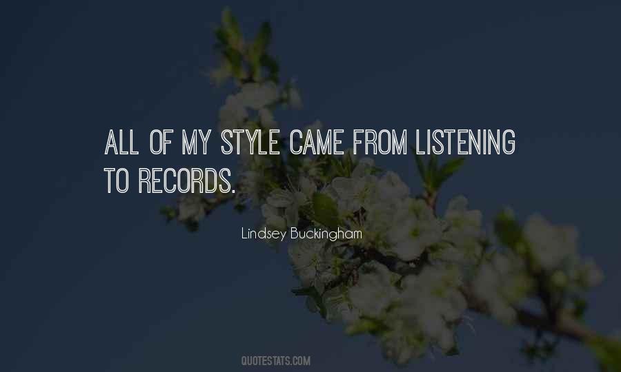 Lindsey Buckingham Quotes #765091