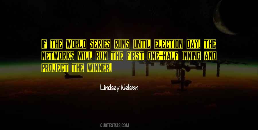 Lindsey Nelson Quotes #128517