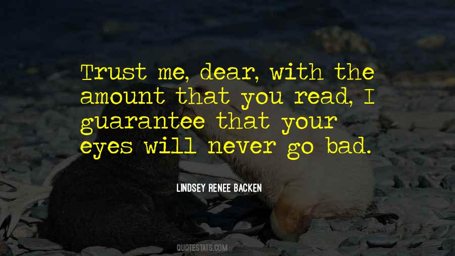 Lindsey Renee Backen Quotes #1225110