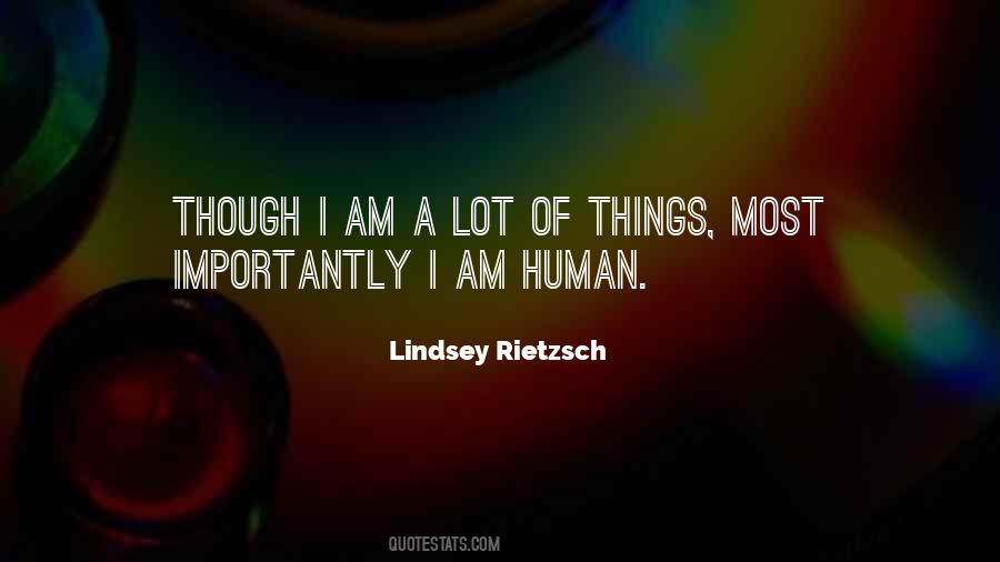 Lindsey Rietzsch Quotes #1625560