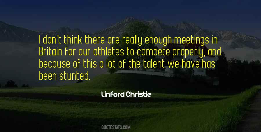 Linford Christie Quotes #1694377