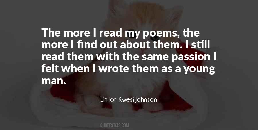 Linton Kwesi Johnson Quotes #912215
