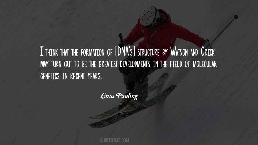 Linus Pauling Quotes #1098167