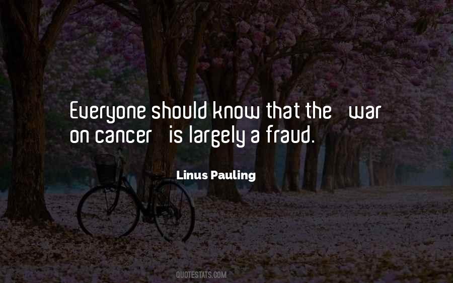 Linus Pauling Quotes #1228049