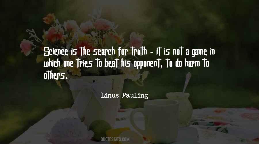 Linus Pauling Quotes #1358407