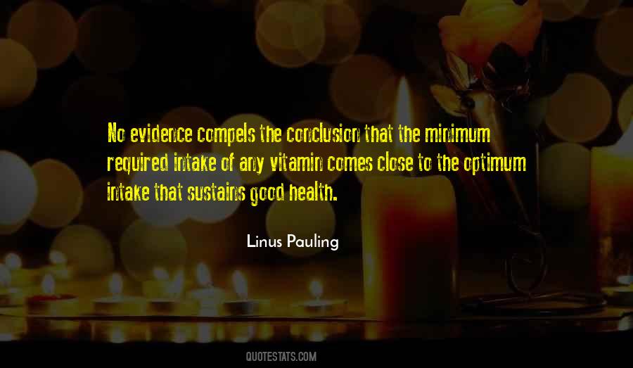 Linus Pauling Quotes #193896