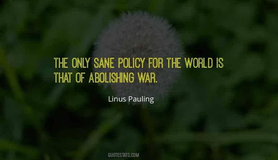 Linus Pauling Quotes #252510