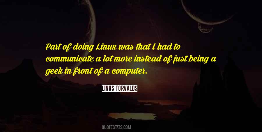 Linus Torvalds Quotes #1641412