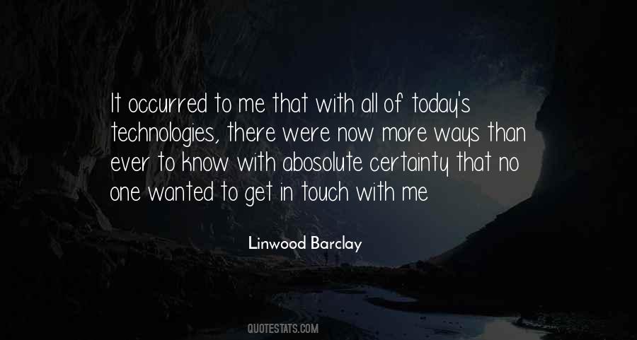 Linwood Barclay Quotes #421547