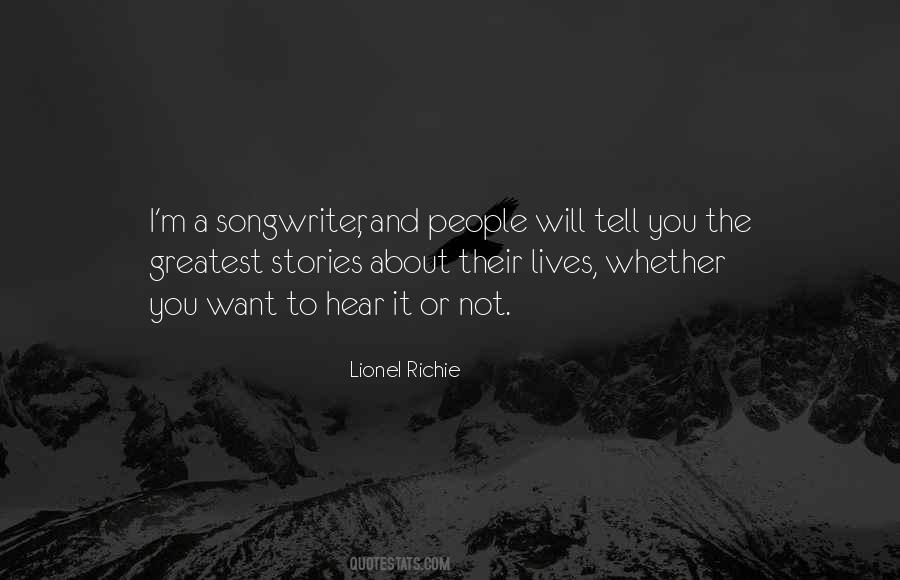 Lionel Richie Quotes #1445057