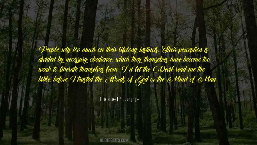 Lionel Suggs Quotes #1659688