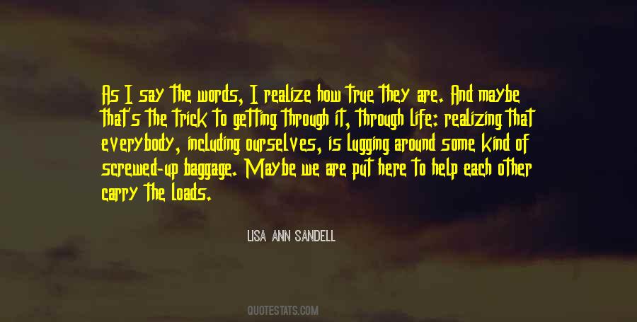 Lisa Ann Sandell Quotes #966506