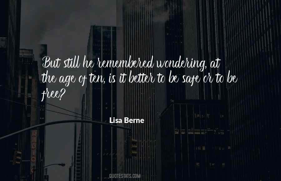 Lisa Berne Quotes #1853373