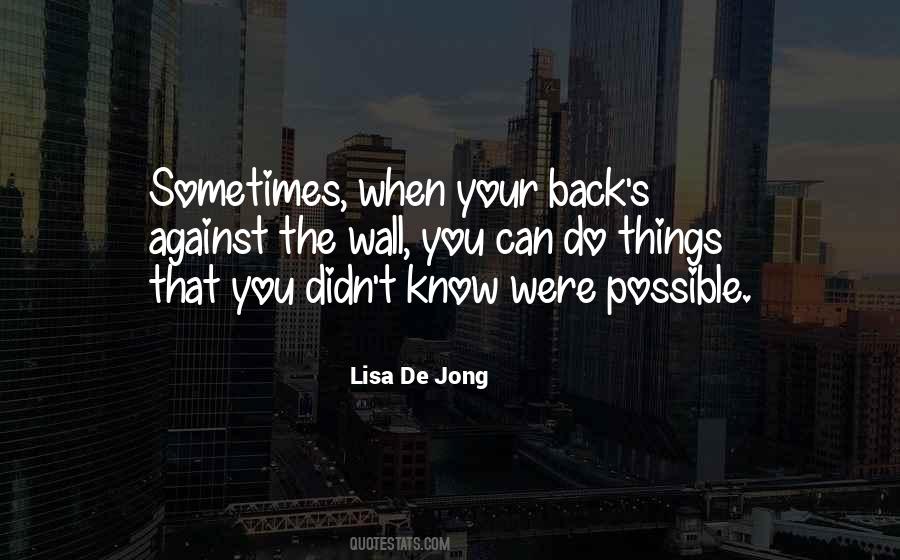 Lisa De Jong Quotes #1631266