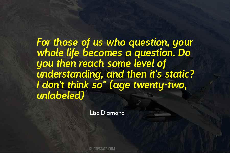 Lisa Diamond Quotes #156363