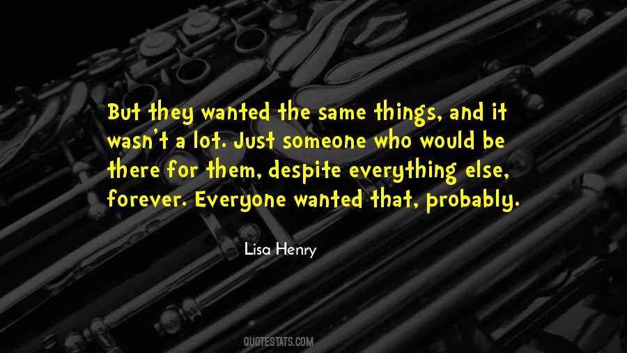 Lisa Henry Quotes #425427