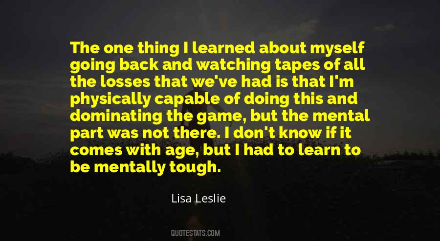 Lisa Leslie Quotes #234040
