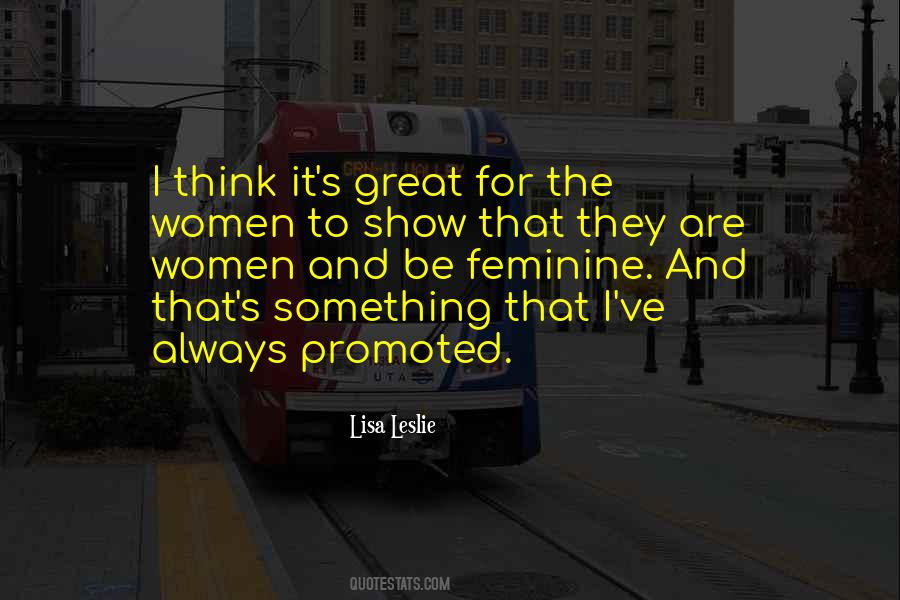 Lisa Leslie Quotes #71638