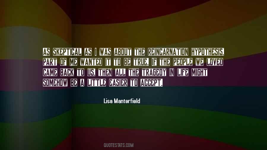 Lisa Manterfield Quotes #1761646