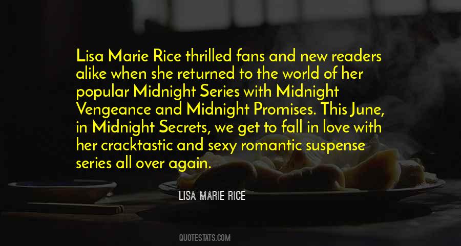 Lisa Marie Rice Quotes #882185