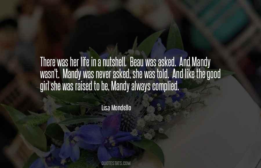 Lisa Mondello Quotes #798429
