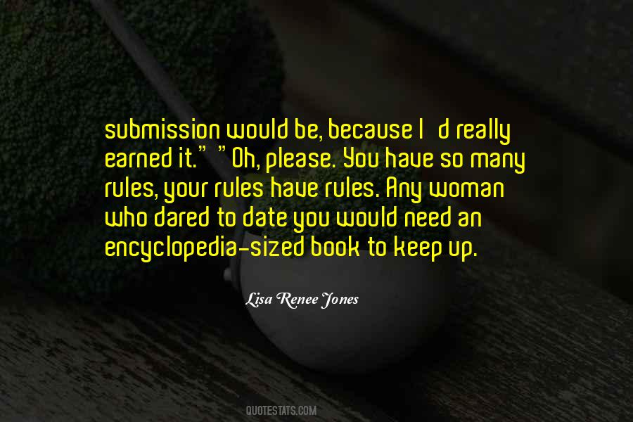 Lisa Renee Jones Quotes #24400