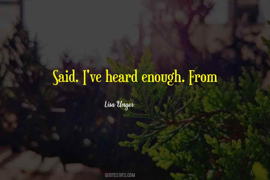 Lisa Unger Quotes #1653516