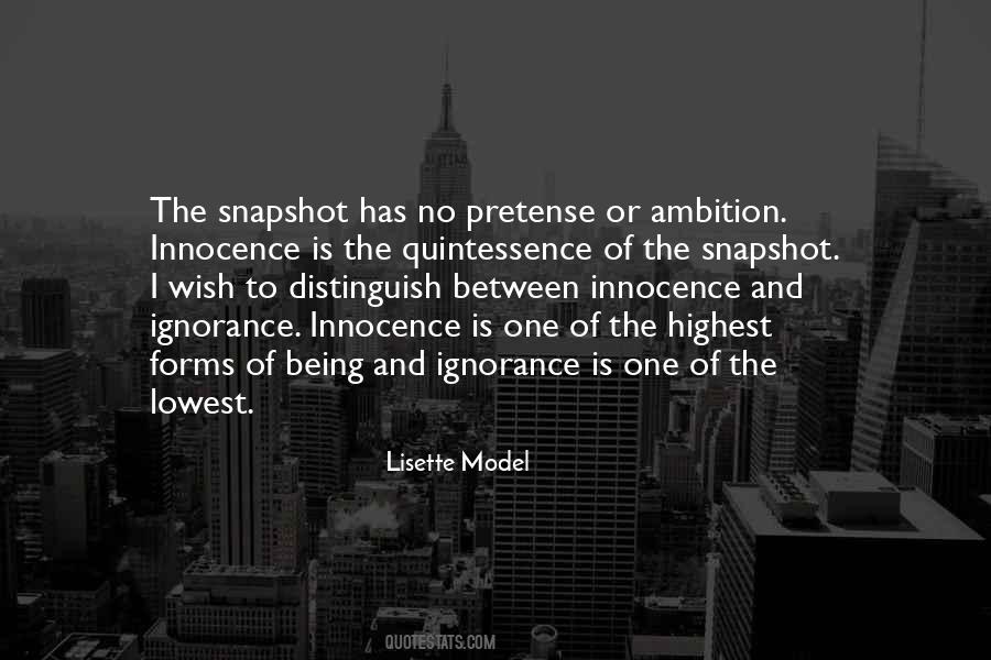 Lisette Model Quotes #83965