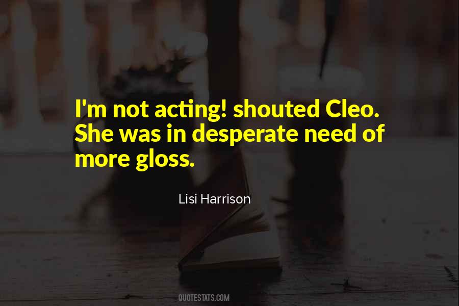 Lisi Harrison Quotes #593348