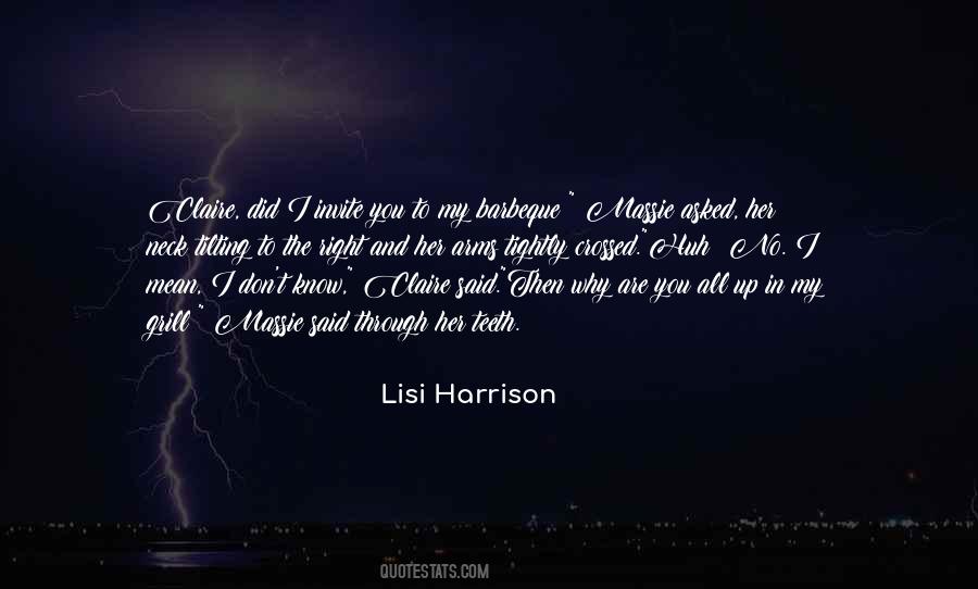 Lisi Harrison Quotes #827713