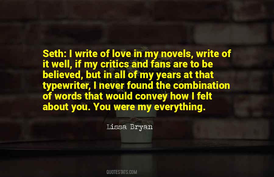 Lissa Bryan Quotes #135911
