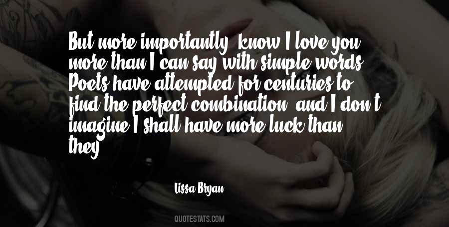 Lissa Bryan Quotes #253002