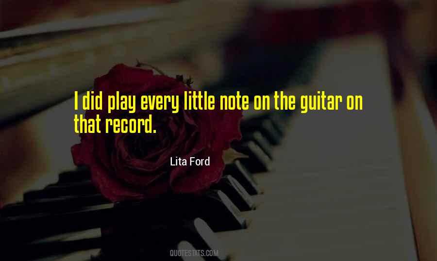 Lita Ford Quotes #1415982