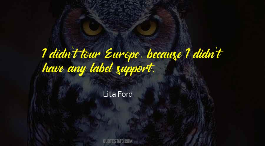 Lita Ford Quotes #195528